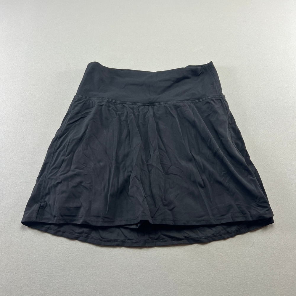 All in Motion Active Skort Women XS Black Stretch Built In Brief Workout Running